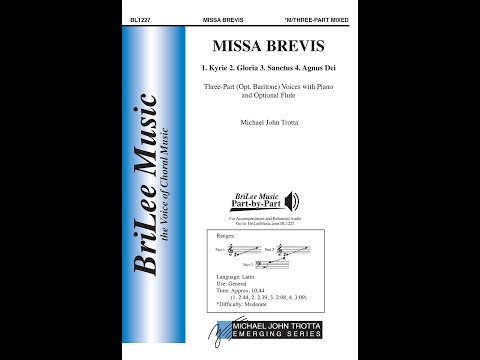 Missa Brevis (BL1227) by Michael John Trotta