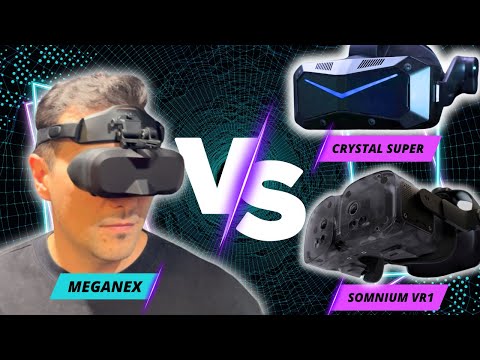 Meganex vs. Crystal Super vs. Somnium VR1 - 3 Flaggschiff VR Headsets - Nur 1 Daily Driver