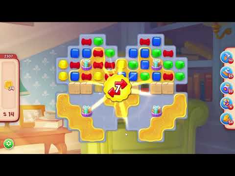 Homescapes 2307 Level - 14 moves - NO BooSTERS