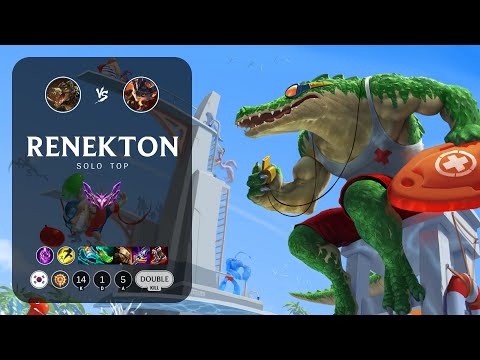 Renekton Top vs Rumble - KR Master Patch 14.1