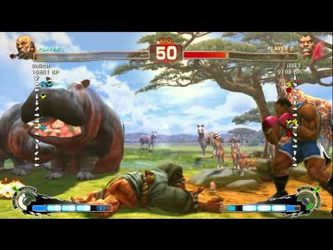 Bullcat [Gouken] vs issk3 [Balrog] SSF4 Japanese Online Ranked Matches - TRUE-HD