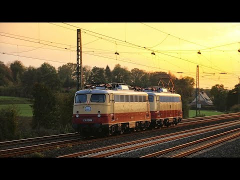 Jungfernfahrt der E10 1268 (112 268) von TRI - mit Pfiff und Bonus