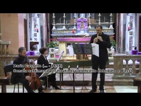 DARIO CASTELLO Sonata Settima a tre. Giorgio Matteoli DARIO CASTELLO Sonata Settima a tre. Giorgio Matteoli