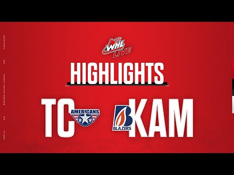 Tri-City Americans at Kamloops Blazers 10/27 | WHL Highlights 2023-24