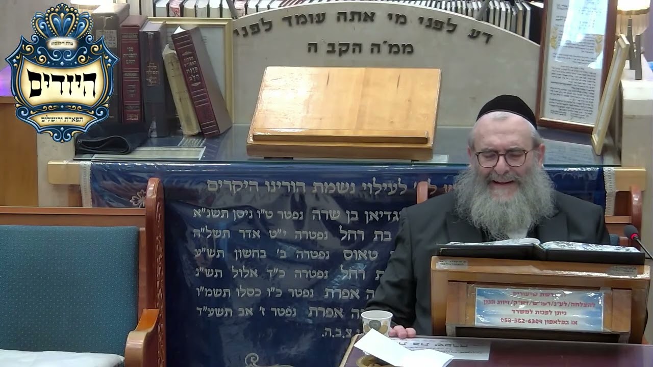 הרב יהושע ויזגן מסכת חולין דף עד עמוד ב'