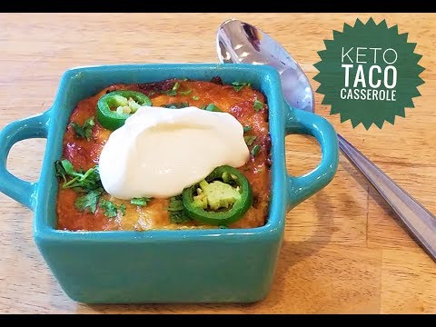 Keto Taco Casserole Recipe - Low Carb Recipes