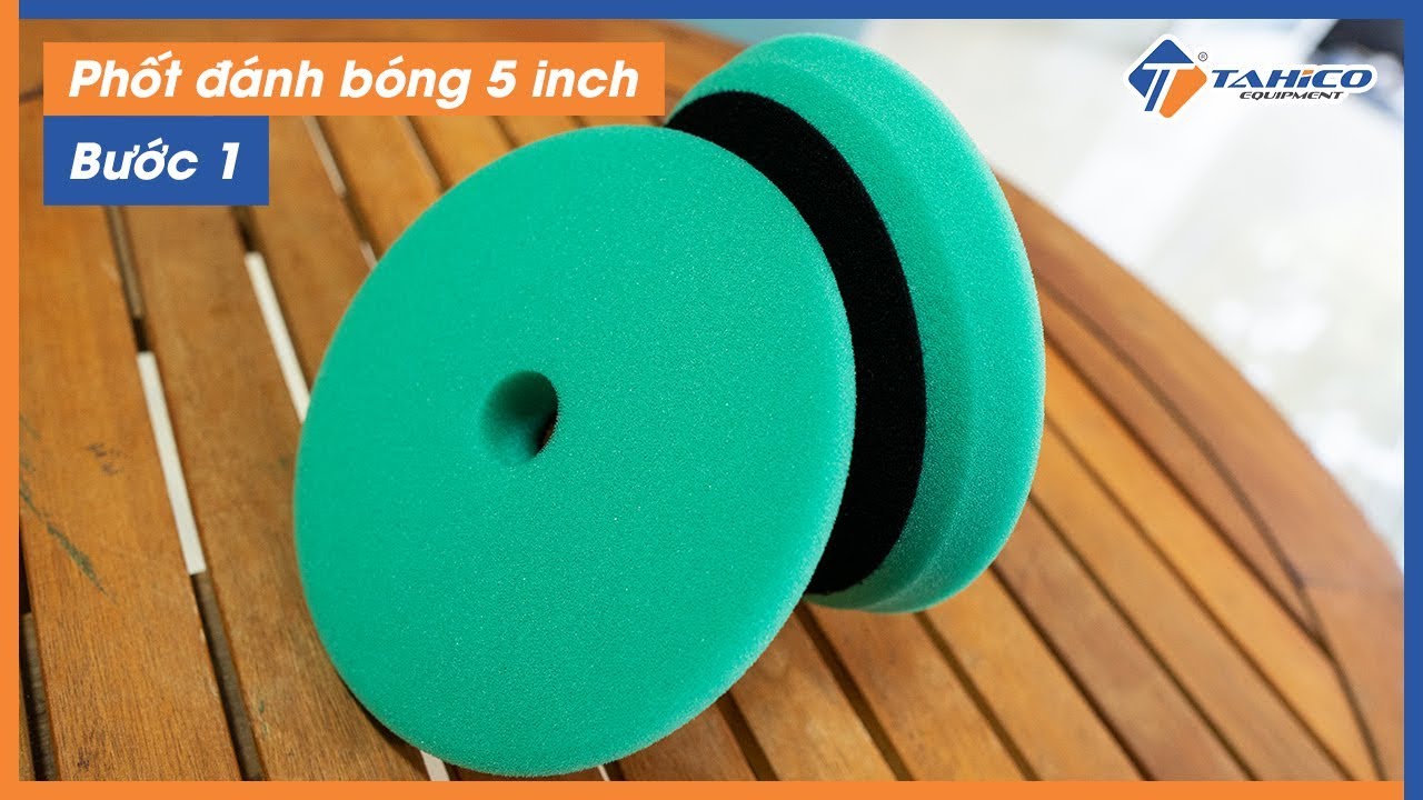 Mút đánh bóng 5 inch bước 1 12