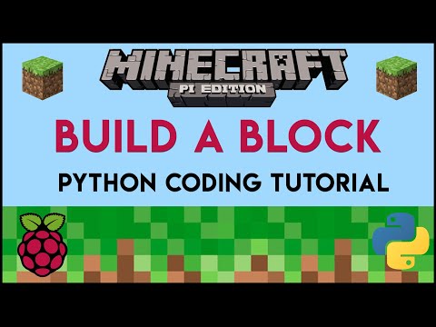 Minecraft Pi Build A Block Using Python