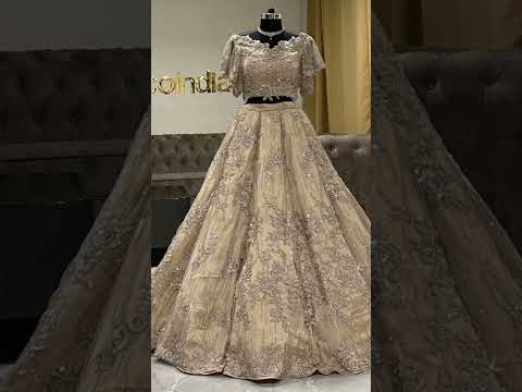 latest lehenga dress|wedding lehenga design|crop top lehenga dress #shortsvideo #youtubeshorts