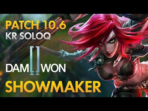 Damwon Gaming ShowMaker - Top Lane: Katarina vs Rammus - KDA 14/3/6