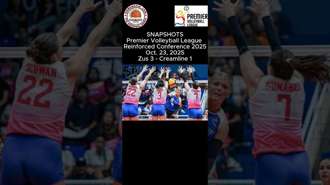Snapshots: PVL Reinforced Conference - Zus Coffee 3 - Creamline 1