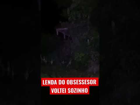 FUI NA LENDA DO OBSESSOR DE NOITE SOZINHO #shorts