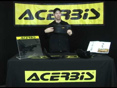 Acerbis Polypropylene Chassis Belly Skid Plate Black 4