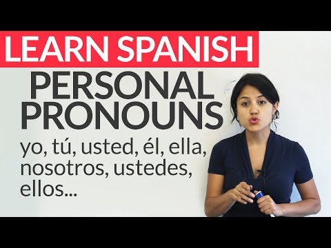 Personal Pronouns in Spanish