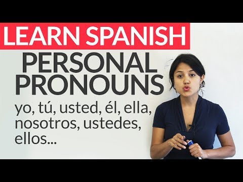 Personal Pronouns in Spanish Video