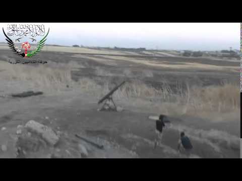 استهداف مطار حماة العسكري بصواريخ غراد من قبل حركة الفدائيين الثورية