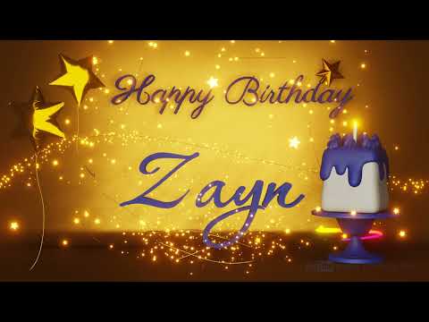Zayn | Happy Birthday Song | Happy Birthday To You