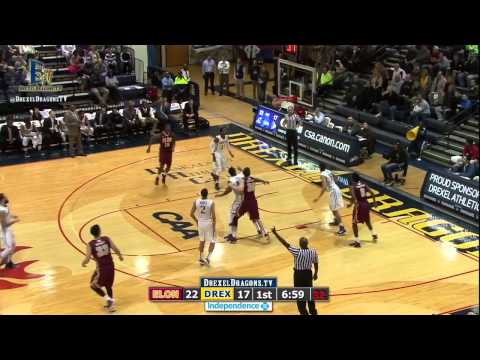 DragonsTV Highlights - Men's Basketball - Drexel vs. Elon