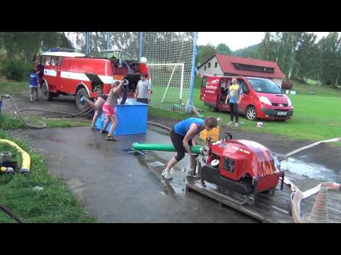 Trénink v Poniklé -ženy SDH Břehy