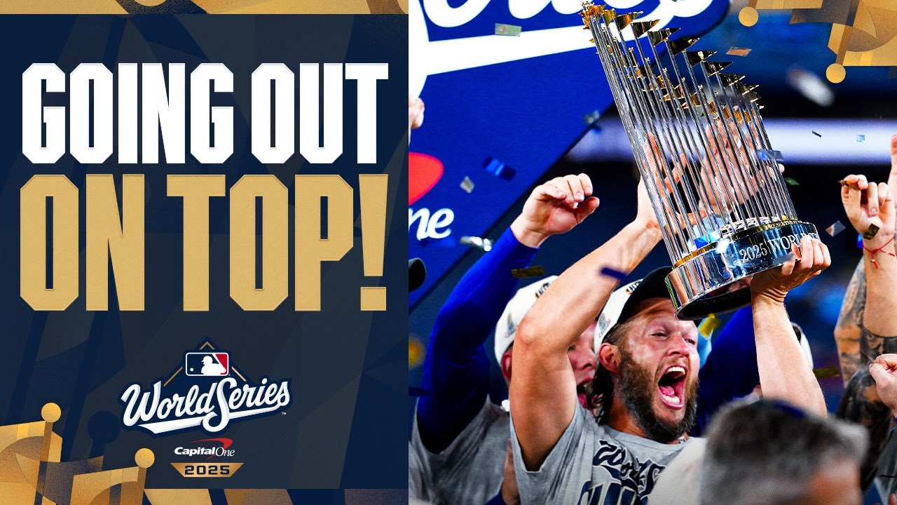 Clayton Kershaw retires as a World Series champion! 🏆