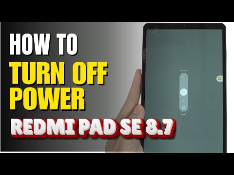 How to Turn Off  Xiaomi Redmi Pad SE 8.7 Inch