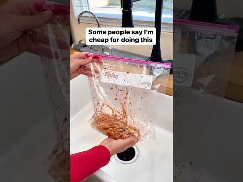 Wash and reuse ziplock bags #upcycling #ziplock #cheap #BudgetFriendly #upcycle #recycle #smart