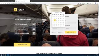 ONLINE TICKETING SYSTEM RESPONSIVE USING HTML, CSS & JAVASCRIPTS