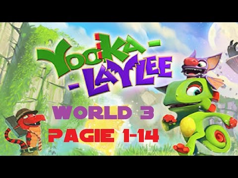Yooka Laylee Pagie Guide - Moodymaze Marsh (Pagie 1-14)
