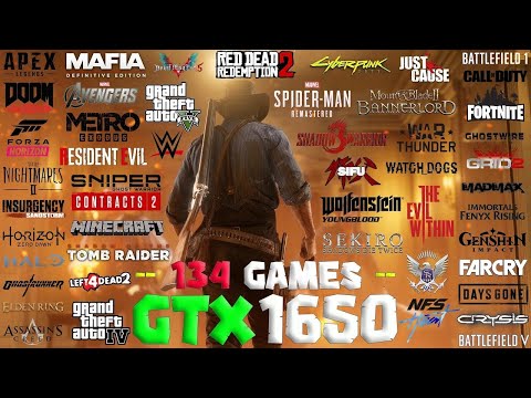 GTX 1650 | I5 3570 | 134 Games Tested | Max Settings | Gameplay Test | FPS Test