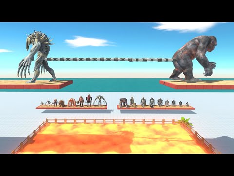 Tug of War Primates vs Infernals Over Molten Lava