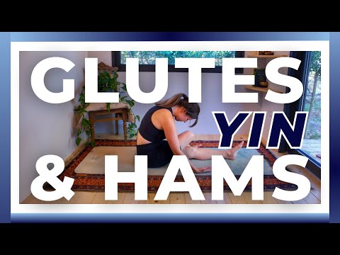 30-min Yin Yoga Deep Stretch Glutes & Hamstrings | 3-5 minute Hold Yoga Stretch for Legs Hips Spine