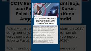 Rekaman CCTV Tunjukkan Pelaku Penyiraman Ganti Baju, Diduga Terkena Cairan Sendiri