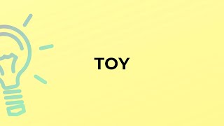 What is the meaning of the word TOY