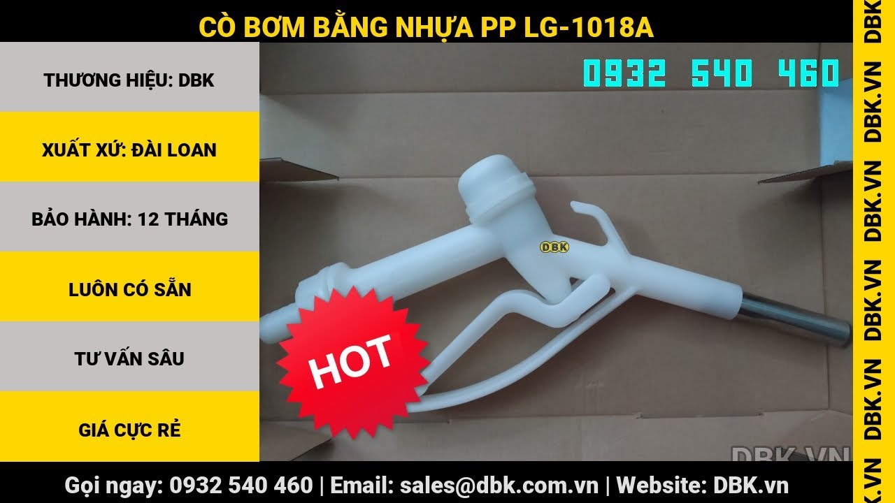 Video Cò bơm bằng nhựa PP LG-1018A - Cò bơm bằng nhựa PP LG-1018A