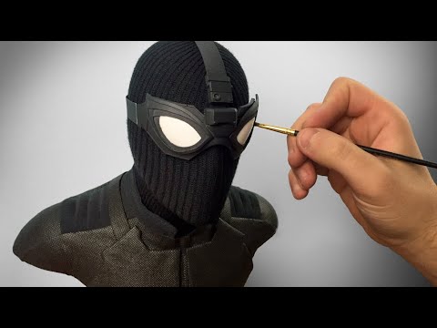 Stealth Spider-Man (Night Monkey) Sculpture Timelapse - Spider-Man: Far From Home