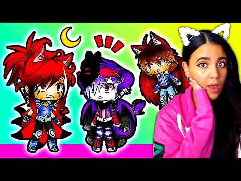 🐺🌙 THE BLOOD MOON WOLF 🐺🌙 Gacha Life Mini Movie Scary Story Reaction
