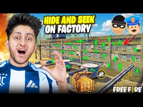 Playing Hide and Seek In Factory 😂 As Gaming Rocked 20 Noobs Shocked 🤯 - Garena Free Fire