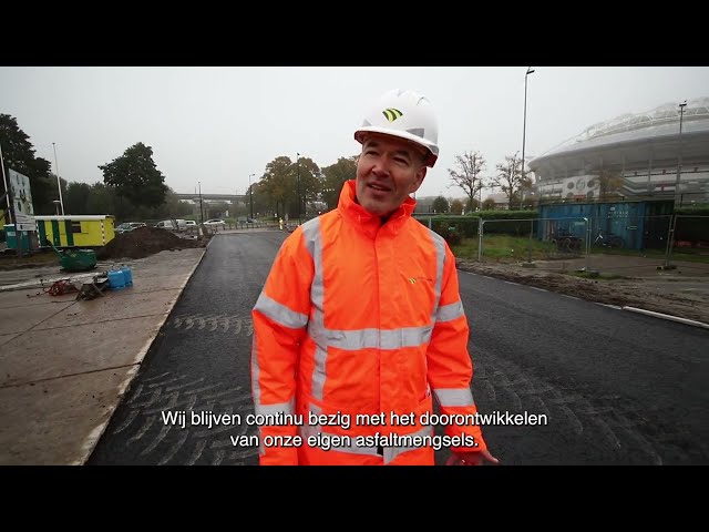 VLOG wereldprimeur 100% circulaire deklaag met Robbert Naus