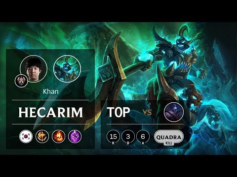 Hecarim Top vs Jax - KR Challenger Patch 9.8