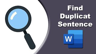How to find and highlight duplicate sentences in MS word