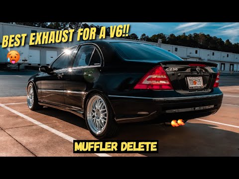 Best Exhaust Setup For Mercedes V6 Megan Racing MDT Muffler? (W203 & W204 Revs, Flybys B Roll)