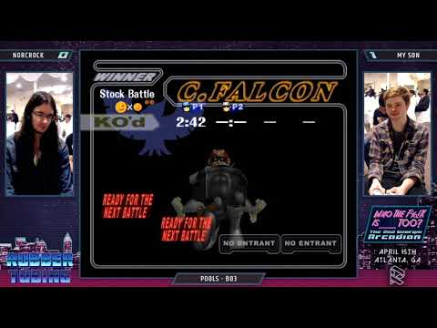 GA Melee Arcadian - Pools - MY SON vs Norcrock - Who the F%!K is ___ TOO?