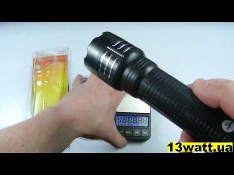 Обзор ручного аккумулятрного фонаря Yajia yj 210