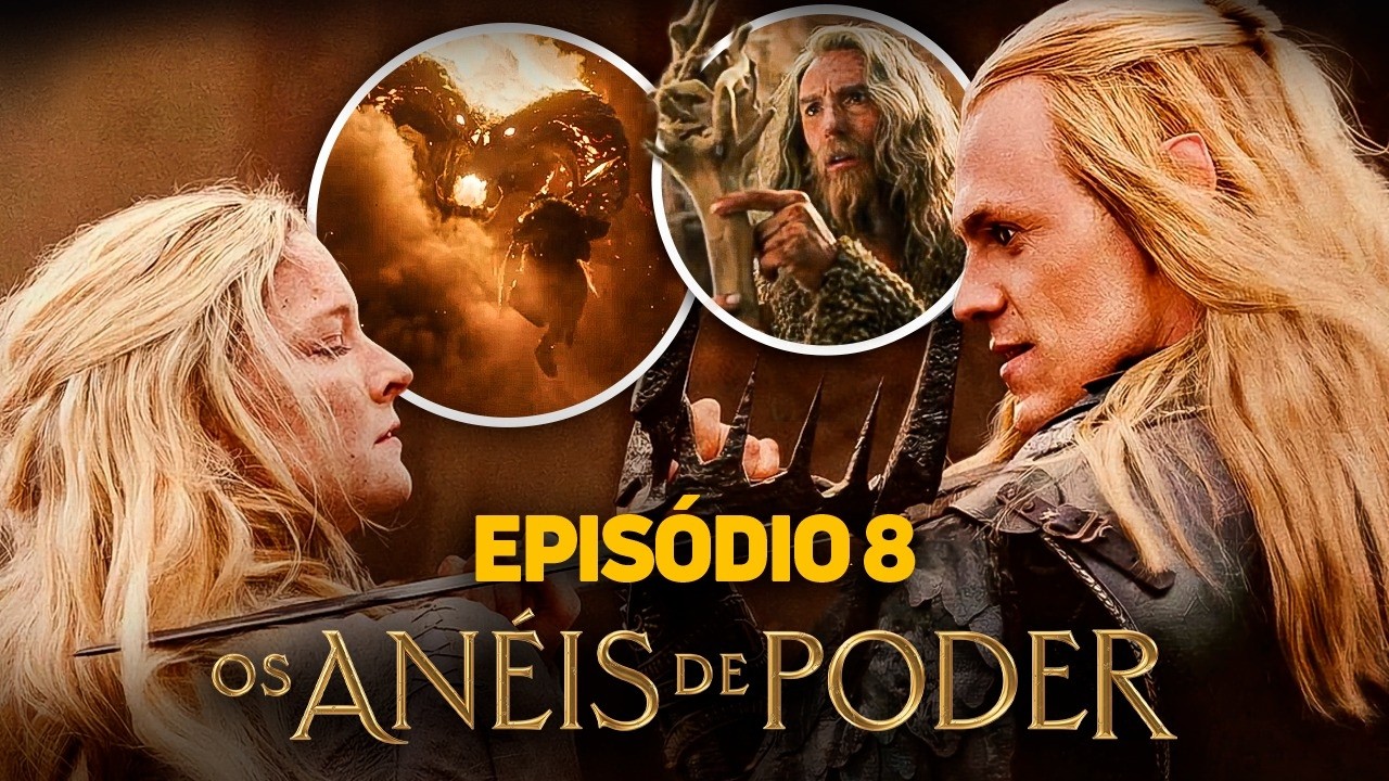 🚨Os Anéis de Poder S02E08: FINAL ÉPICO! O Estranho Revelado e Balrog | Análise
