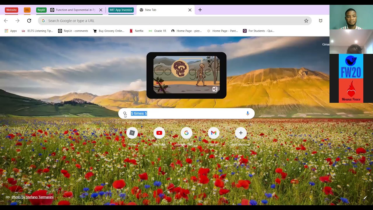 Jeida's Python function & exponential presentation