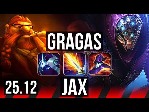GRAGAS vs JAX (TOP) | Godlike | EUW Master | 25.12