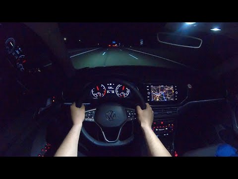 2020 VW T-CROSS 1.0 TSI 115 PS NIGHT POV TOP SPEED AUTOBAHN STUTTGART