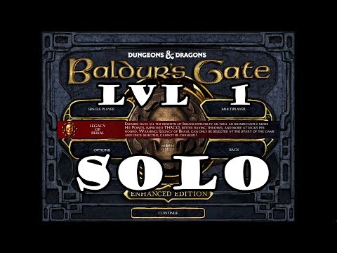 (Addendum about Number of Kills) SOLO Speedrun Baldur's Gate EE Legacy of Bhaal in 1hr as Lv1 Char