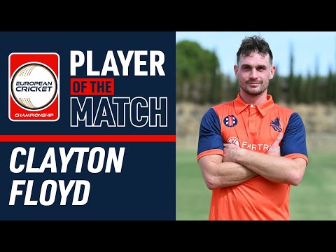POTM C.Floyd: Group D, Match 2 - ITA vs NED-XI | ECC 2024 | 12 Oct 2024 | ECC24.091