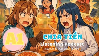 🎧 Luyện Nghe Tiếng Anh Level A1- CHIA TIỀN - | Listening English Podcast |🎯